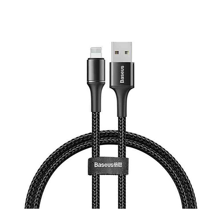 Baseus Halo Data Cable USB For iPhone 2.4A 0.5m